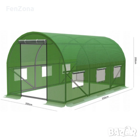 Градинска оранжерия - 3,5 x 2 x 2 м
