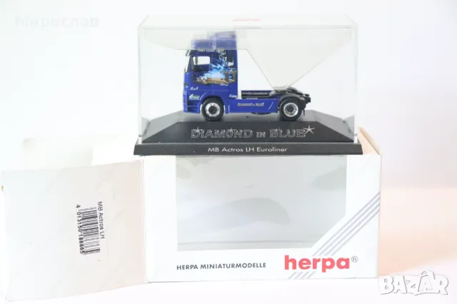 HERPA H0 1/87 MERCEDES BENZ ACTROS ВЛЕКАЧ МОДЕЛ КАМИОН