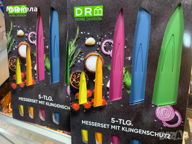 Комплект 5 бр. ножове, снимка 2 - Прибори за хранене, готвене и сервиране - 52800580