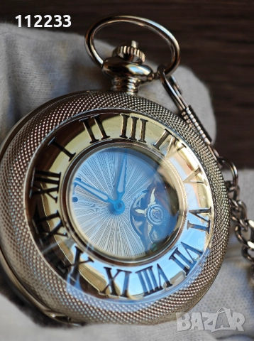 Механичен джобен часовник, снимка 4 - Джобни - 52264121