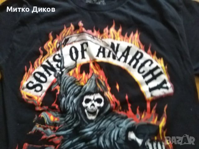 Sons of anarchy Road Gear Fear bthe reaper тениска размер С, снимка 5 - Тениски - 49963751