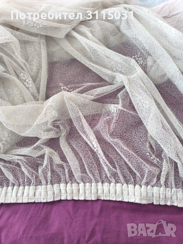  ПЕРДЕ  с размери  5,50/1,80м  готово за използване, снимка 3 - Пердета и завеси - 54159045