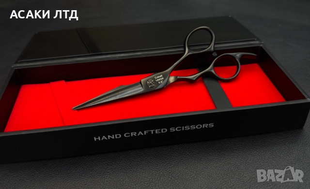 ASAKI ФРИЗЬОРСКА ЕРГОНОМИЧНА НОЖИЦА 5.00/ 5.5/ 6.00, снимка 2 - Фризьорски принадлежности - 52328086