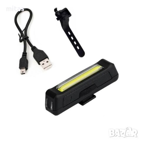 Задна COB LED светлина за велосипед колело LD-2205, Бяла, 120Lum, USB, снимка 4 - Аксесоари за велосипеди - 45446819