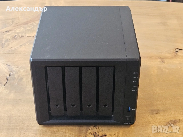 NAS сървър Synology DS920+ с 4 диска WD Red 4TB