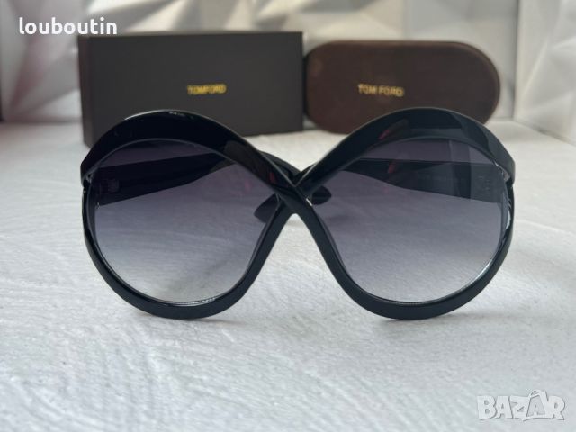 Tom Ford дамски слънчеви очила кръгли , снимка 2 - Слънчеви и диоптрични очила - 45870740