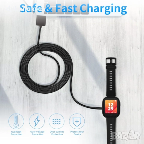 2 бр. Магнитен USB кабел за зареждане Xplora X6, снимка 4 - Смарт гривни - 53173275