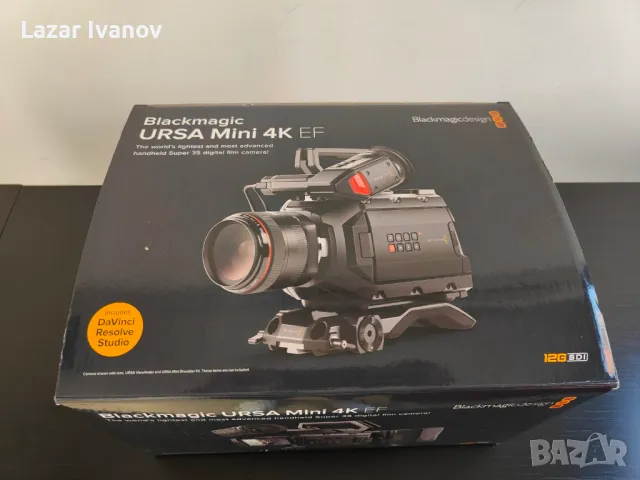 Професионална кинокамера Blackmagic Design URSA Mini 4K EF /КАТО НОВА/, снимка 4 - Камери - 48703897