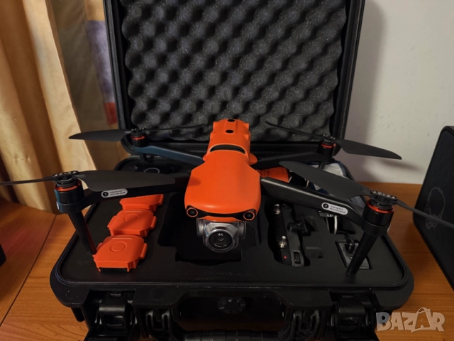6K Дрон Autel Evo 2 Pro V1 Rugged Bundle с 5 батерии, 2 дистанционни, charging hub, бързо зарядно