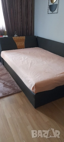 Нова спалня тапицирана с повдигащ механизъм, снимка 3 - Спални и легла - 51960210