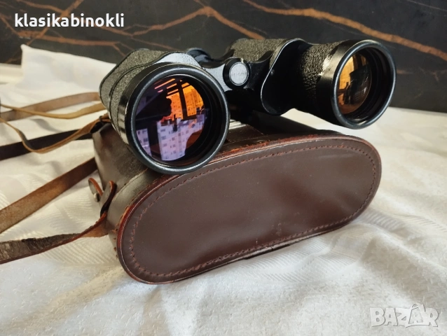 ТОП Немски Бинокъл Carl Zeiss Jena JENOPTEM-MULTI-COATED -10 х 50W-ГДР, снимка 11 - Екипировка - 53889539