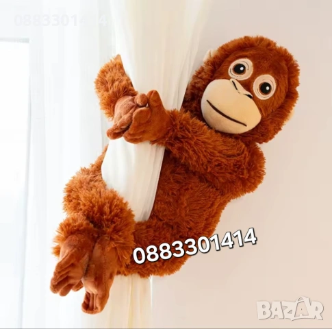 Плюшена Маймуна 60см Горила с дълги ръце Хъги , снимка 2 - Плюшени играчки - 53702929