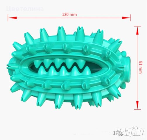 Играчка кактус – четка за зъби за домашни любимци, снимка 4 - За кучета - 45795589