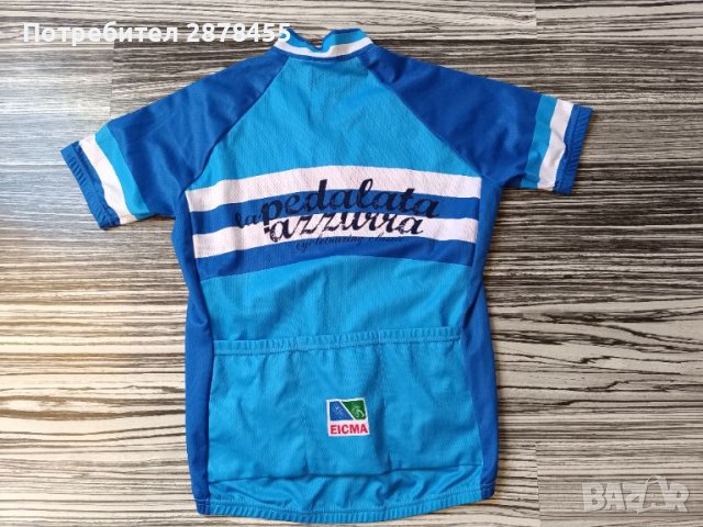 SmS Santini колоездачна вело блуза тениска джърси, снимка 2 - Спортни дрехи, екипи - 45276914