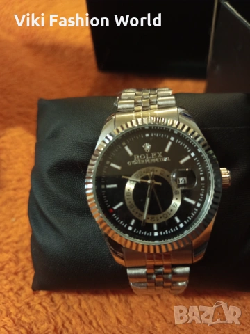ROLEX Мъжки Часовник Нов Уникален, снимка 4 - Мъжки - 53183429