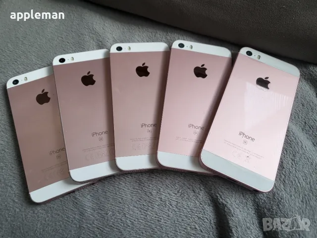 Apple iPhone SE 16Gb Rose Gold Фабрично отключен, снимка 7 - Apple iPhone - 48770125