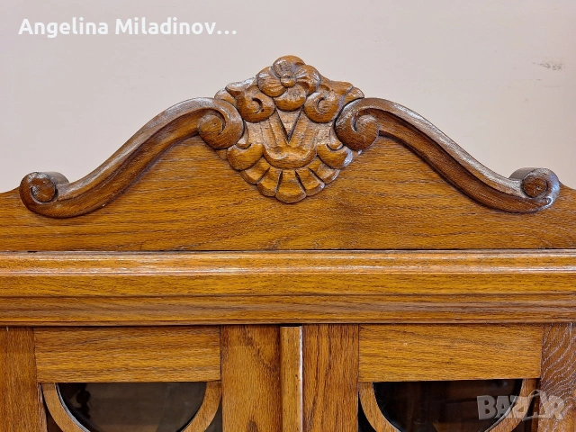 Античен шкаф - витрина, снимка 4 - Бюфети - 53782564
