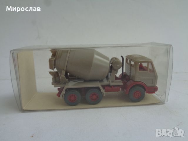  WIKING 1:87 H0 MERCEDES BENZ КАМИОН БЕТОНОВОЗ КОЛИЧКА МОДЕЛ , снимка 1 - Колекции - 46071294