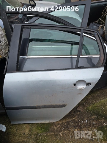Врата задна лява за VW Golf 5 / Голф 5 сива 