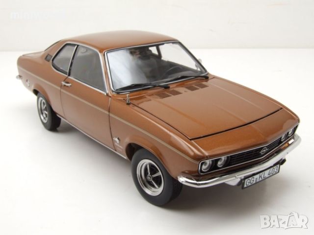 Opel Manta A 1970 - мащаб 1:18 на Norev моделът е нов в кутия, снимка 10 - Колекции - 45508651