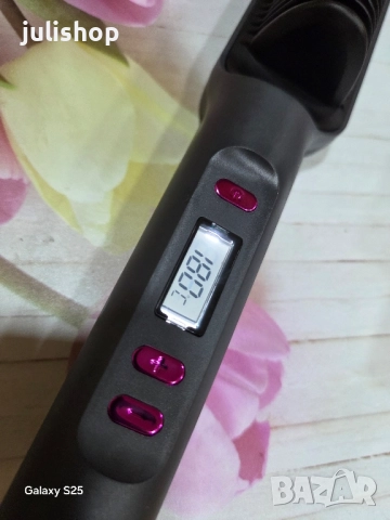 Цифрова четка /преса  за изправяне на коса. Подарък четка за коса. , снимка 2 - Преси за коса - 52376274