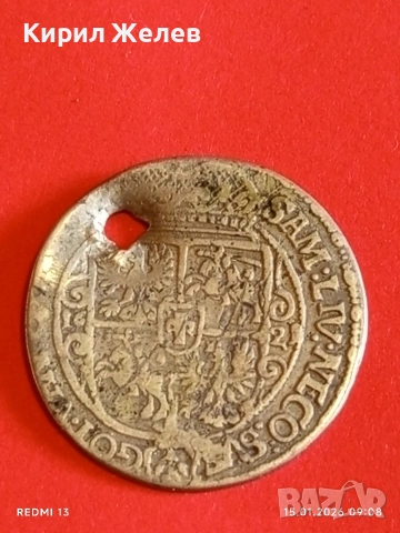 Сребърна монета 1621г. Орт Сигизмунд IV Полша за КОЛЕКЦИЯ 52577, снимка 12 - Нумизматика и бонистика - 53105119