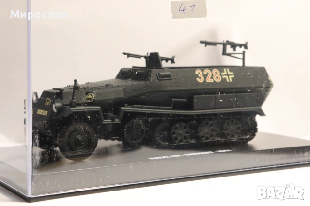 1:43 SCHUCO ТАНК КОЛИЧКА ВОЕНЕН МОДЕЛ ИГРАЧКА, снимка 8 - Колекции - 53522518