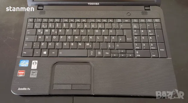 Продавам Toshiba Satellite Pro C850/мат15.6сКам/4x2.6GhzThr/ssd240gb/8gb/HD7610/3чБат/DVDrw/Профилак, снимка 6 - Лаптопи за дома - 48139011