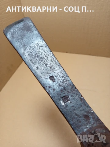 Соц Стара Ръчно Кована Кирка Тегло 2.9кг., снимка 4 - Антикварни и старинни предмети - 51184263