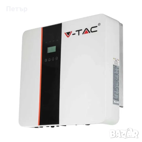 НОВ Хибриден Монофазен Инвертор 5KW V-TAC с Wi-Fi модул и гаранция, снимка 2 - Друга електроника - 52430189
