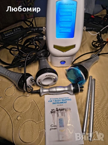 Преносима 4-в-1 вакуумна RF машина за кавитация, 40K кавитационна RF машина за отслабване , снимка 2 - Други - 51272106