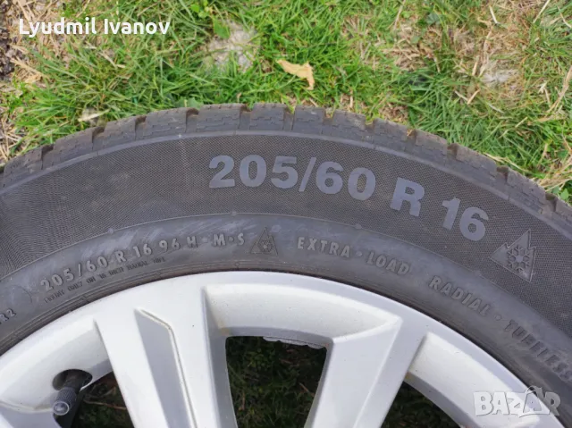 Алуминиеви джанти 5X112 със зимни гуми 205/60 R16 за Seat Alhambra 2010-2020, снимка 15 - Гуми и джанти - 47830857