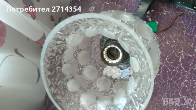 Старинен абажур , снимка 2 - Антикварни и старинни предмети - 49401690