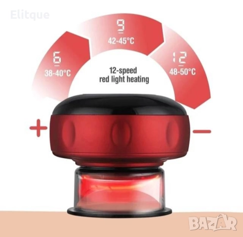 Електрически масажор, YHJ, 12 скорости, червен, снимка 4 - Масажори - 52854613