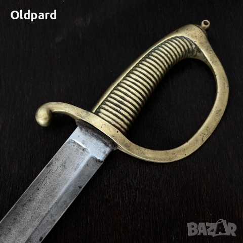 Бойна сабя (кутлас), пехотна, модел от An-IX (1802 г.),  Острие от офицерска сабя, модел 1855 г., снимка 2 - Антикварни и старинни предмети - 51905433