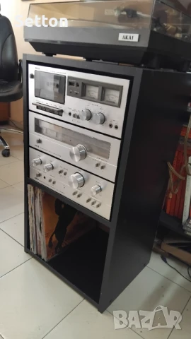 AKAI AM-2250 / AT-2250 / CS-703D + шкаф, снимка 3 - Аудиосистеми - 51296332