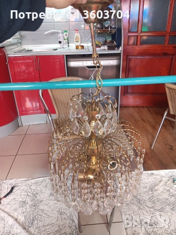 кристален полилей Франция, снимка 9 - Полилеи - 53797381