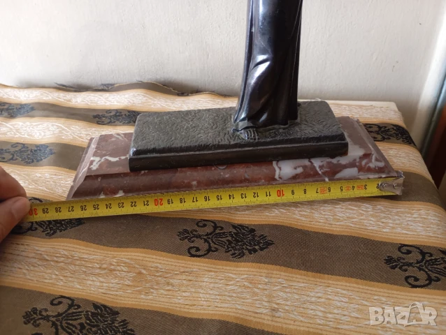 Стара статуетка, снимка 4 - Антикварни и старинни предмети - 50938026