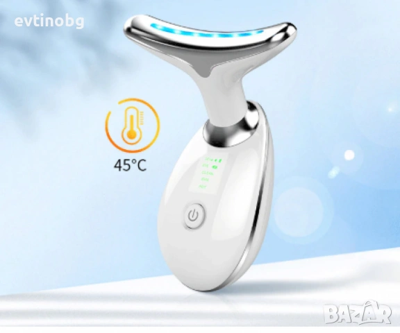 Многофункционален уред за лице и шия – лифтинг, масаж и грижа против стареене, снимка 4 - Масажори - 53827987