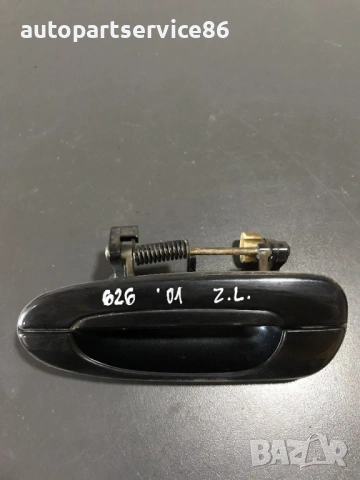 Външна дръжка за задна лява врата черен цвят RHD за Mazda 626 (1998-2001)