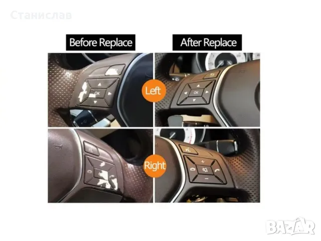 Mercedes C-Class W204 Facelift Капачета за волан , снимка 5 - Части - 50217976