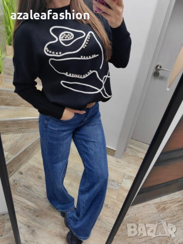 Дамски пуловер, снимка 2 - Блузи с дълъг ръкав и пуловери - 52801159