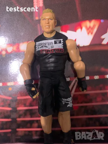 Екшън фигура WWE Brock Lesnar Брок Леснар Suplex City играчка WWE MMA UFC, снимка 9 - Колекции - 48430033