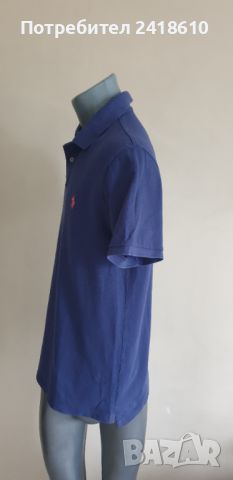 POLO Ralph Lauren Pique Cotton Custom Slim Fit Mens Size L ОРИГИНАЛ! Мъжка Тениска!, снимка 9 - Тениски - 45456036