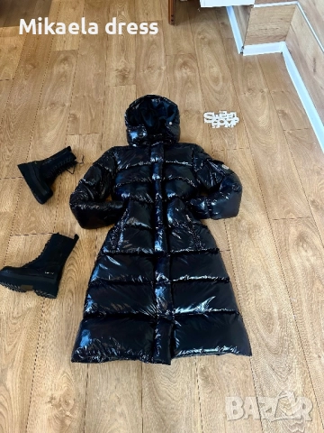 Moncler!Разкошно дълго топло зимно яке MonclerС М Л размер, снимка 4 - Якета - 52286474