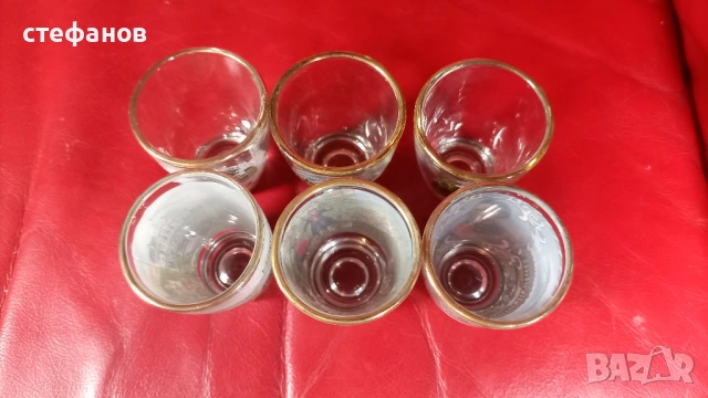 Шотчета с различни картинки на замъци, златен кант, 6 бр, снимка 5 - Чаши - 53659557