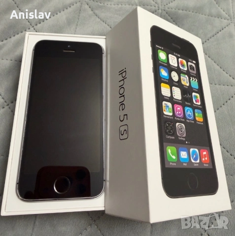 Apple iPhone 5S, 16GB, с кутия!, снимка 2 - Apple iPhone - 53375911