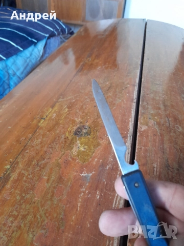 Стар джобен нож,ножче,ножка ЦСКА, снимка 5 - Други ценни предмети - 52283758