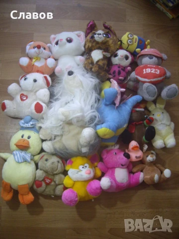 Детски плюшени играчки, цял чувал