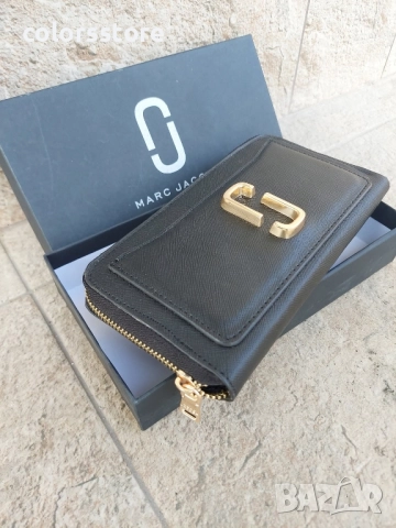 Черно портмоне Marc Jacobs кодSG55u, снимка 5 - Портфейли, портмонета - 52046905
